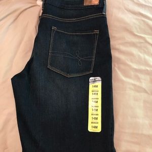 Brand New Denizen Modern Skinny Jeans 14 Dark Wash